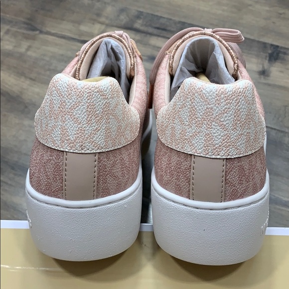 MICHAEL KORS POPPY LACE UP MINI MK LOGO PVC BALLET - Picture 10 of 16